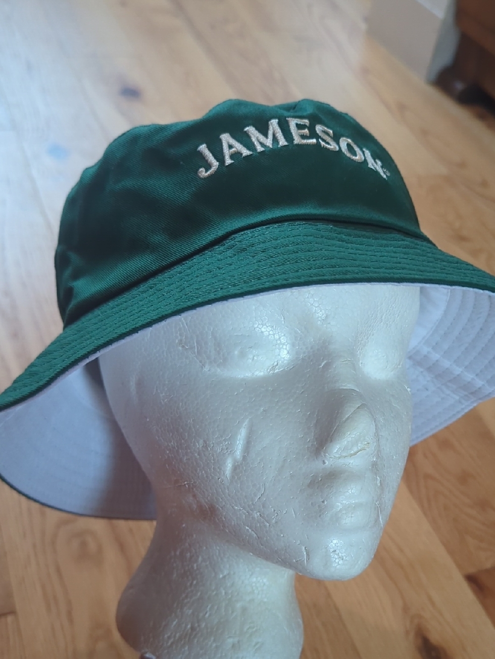 Jameson Whiskey. Green Bucket Hat. Size O/S.